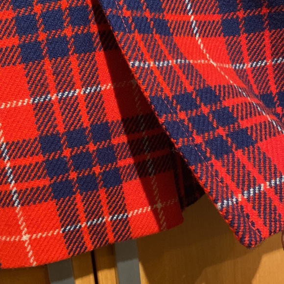 J. Crew Hamilton Plaid Peacoat Size 6 - Picture 13 of 15